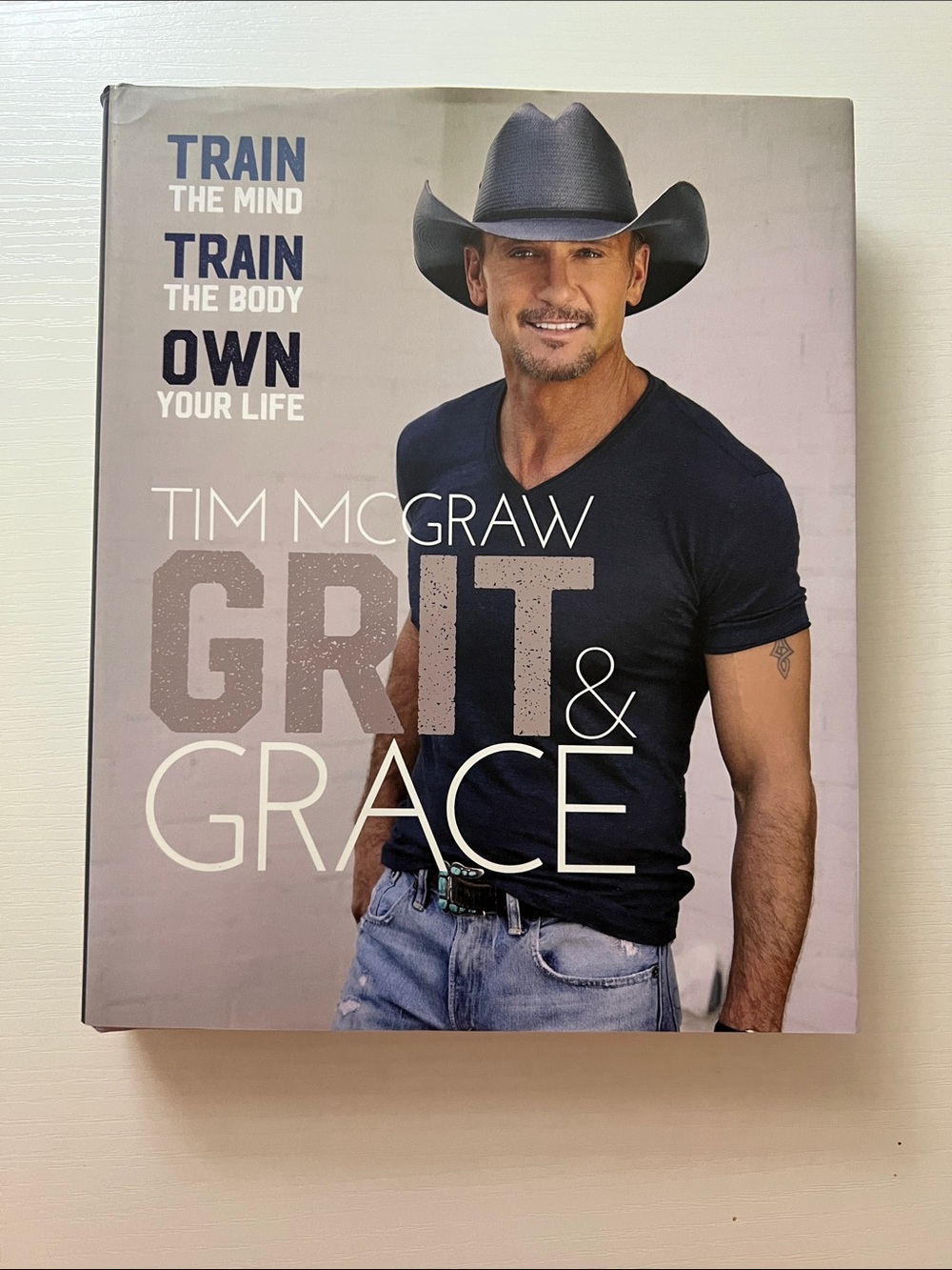 Signed by Tim McGraw at his 2019 Grit & Grace book signing/meet-and-greet
